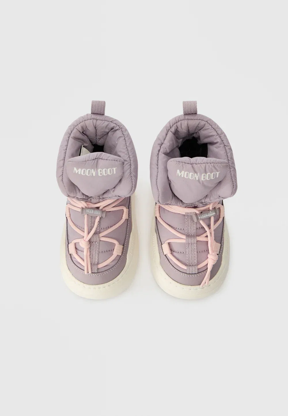 Парковые шнурованные ботинки средней высоты, унисекс, зимние Moon Boot, Lilas — фото 4