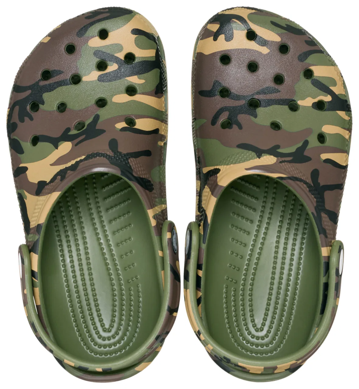 Сабо для мальчиков Classic Camo Clogs Crocs, цвет Multi/Army Green — фото 3