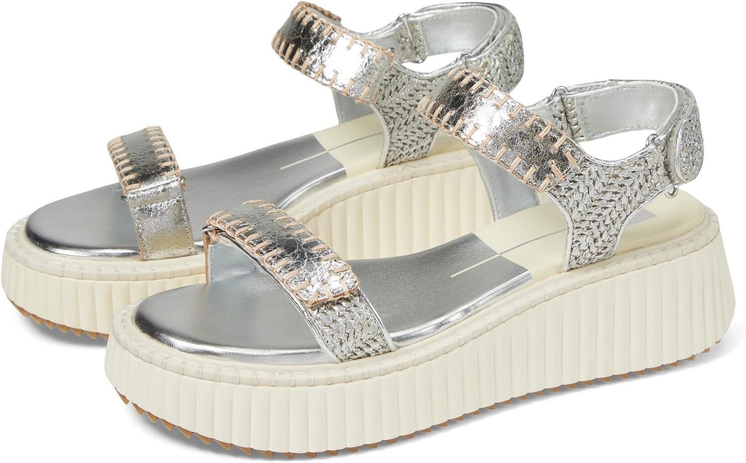 

Сандалии Dolce Vita Debra, цвет Silver Distressed Leather