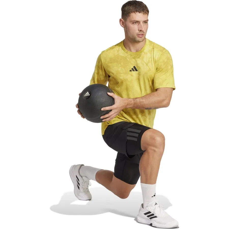 Спортивные шорты с длинными трусами adidas, Черный — фото 3