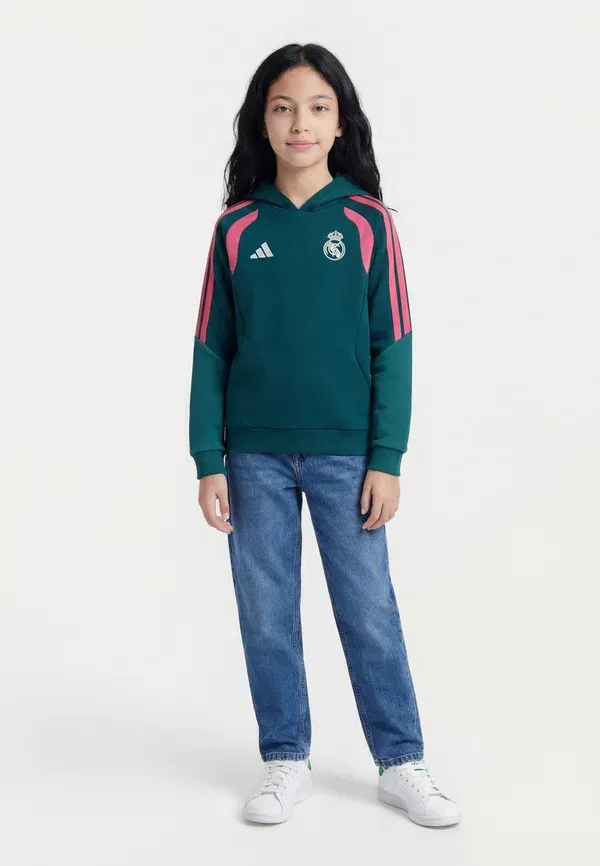 Толстовка Real Madrid Tiro Training унисекс - худи Adidas Performance, розовый
