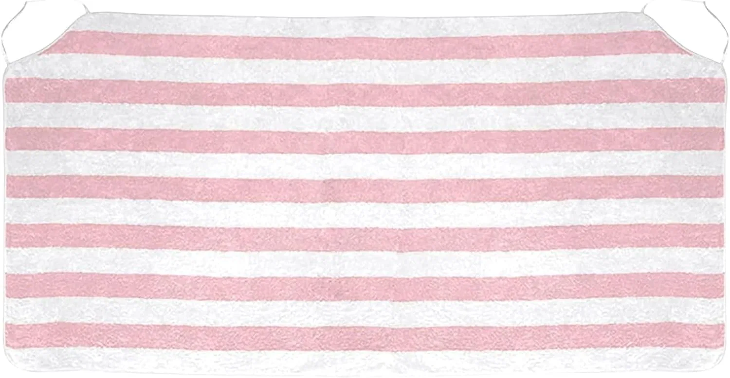Туалетное полотенце с завязками, Penlimly, 160x70 см, Pink/White