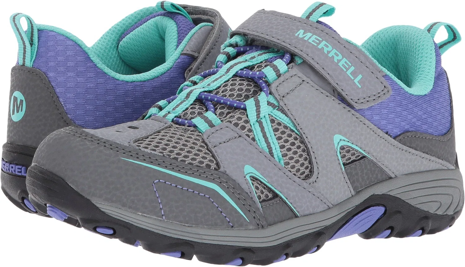 Детские кроссовки для мальчиков с застежкой-липучкой Trail Chaser Merrell, Grigio Multi Stagionale