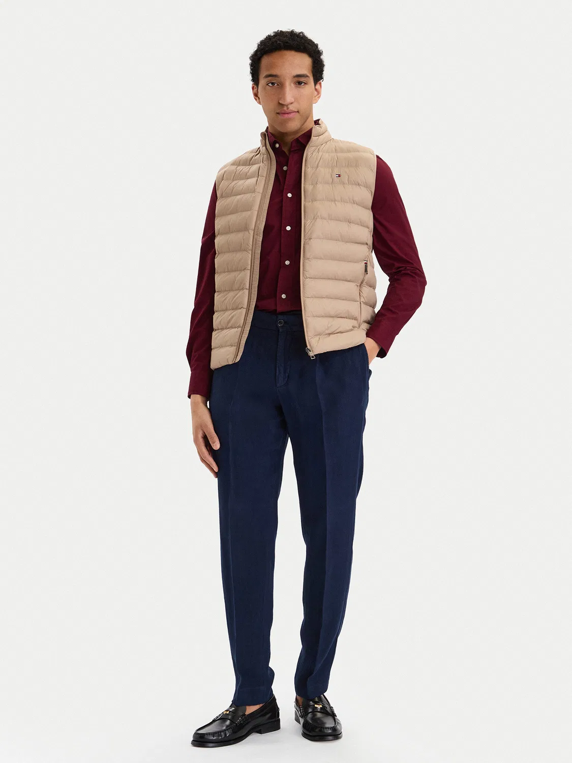 Мужские брюки стандартного кроя Smart Casual Tommy Hilfiger, темно-синий — фото 2