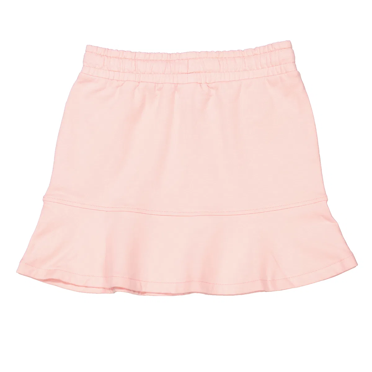 Юбка с принтом и оборкой Kids Logo Print Ruffle-Hem Skirt Moschino, Pink — фото 2