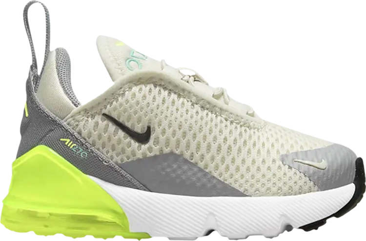 

Кроссовки Nike Air Max 270 TD 'Light Bone Volt', кремовый