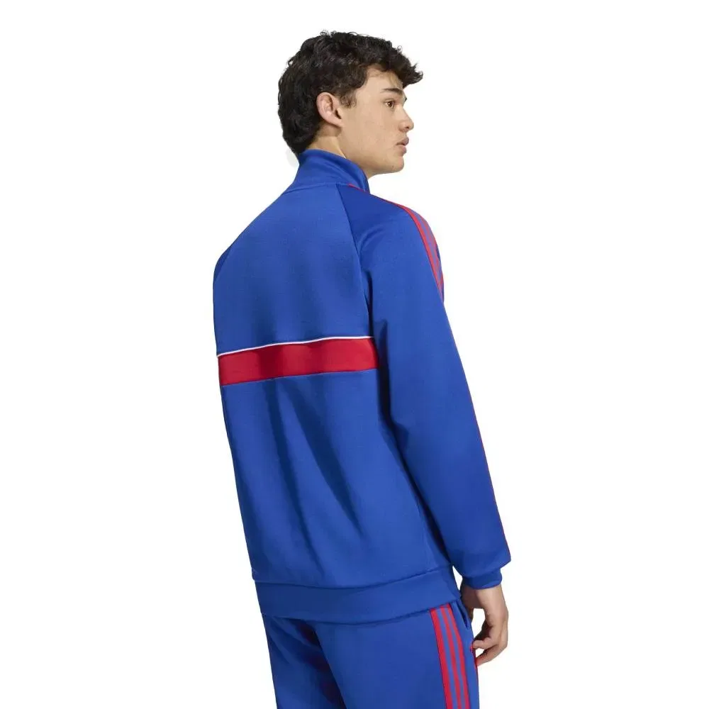Мужские спортивные штаны с принтом Manchester United Originals Adidas, Blue — фото 2