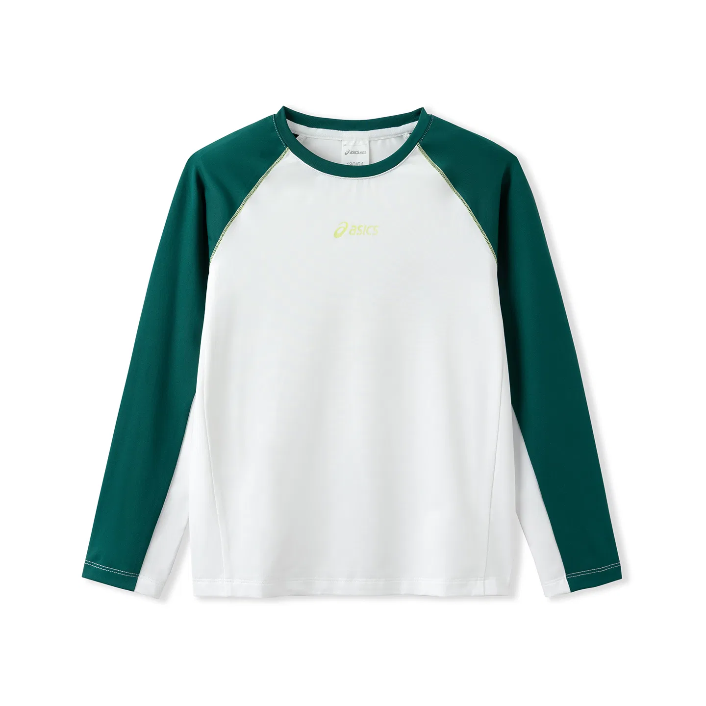 Детская футболка хлопковая ASICS, Green