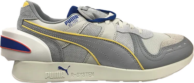 

Кроссовки Puma Ader Error x RS-100 Quarry Lemon, серый