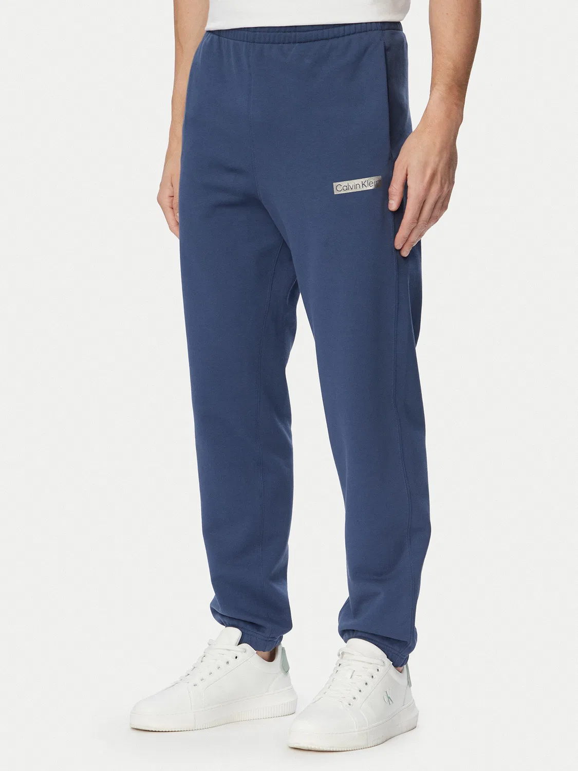 Мужские спортивные штаны стандартного кроя Calvin Klein, темно-синий