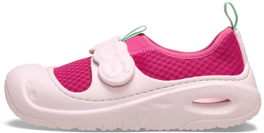 Пляжные и бассейные сандалии Crocs в розовом и розовом цветах