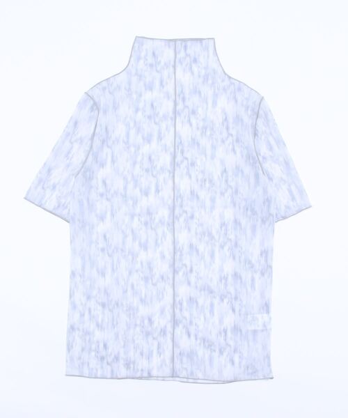 

Футболка с принтом, воротник-стойка, бренд STYLEBLOCK, серый