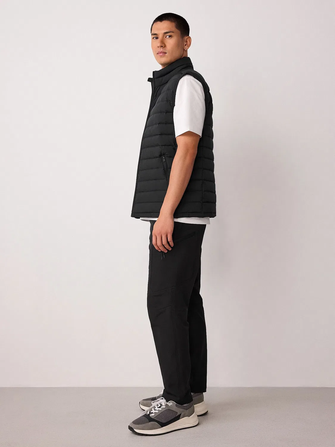 Брюки карго утилитарные DryTech, Slim Fit Next, черные — фото 4