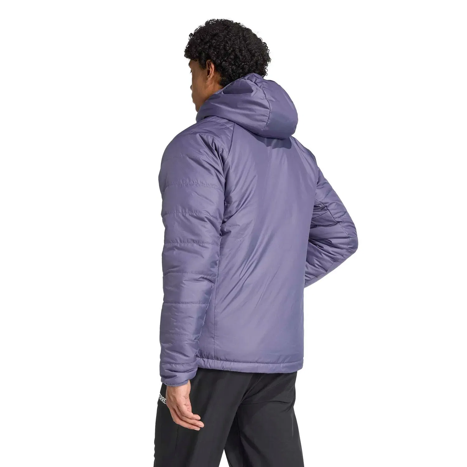 Мужская утепленная куртка с капюшоном Multi Synthetic Hooded Jkt Adidas, Royal Purple White — фото 4