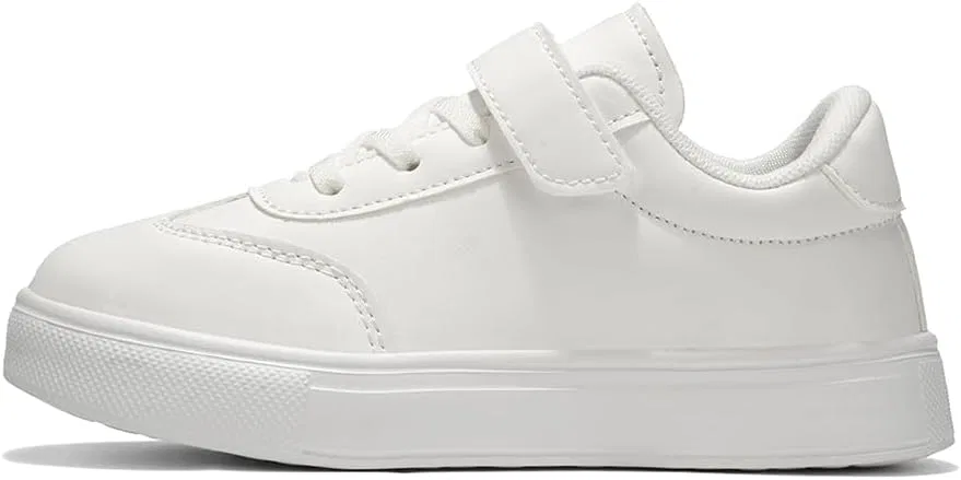 Детские кроссовки на липучках с низким верхом Yamepp, White — фото 4
