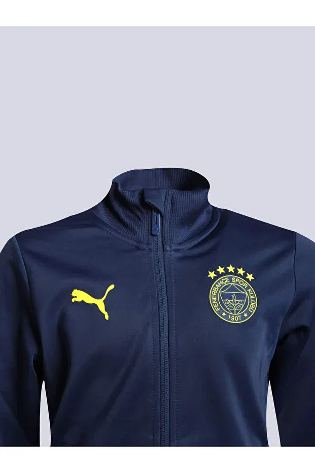 Детские свитшот для девочек с длинным рукавом Fenerbahçe, Lacivert-Yellow — фото 4