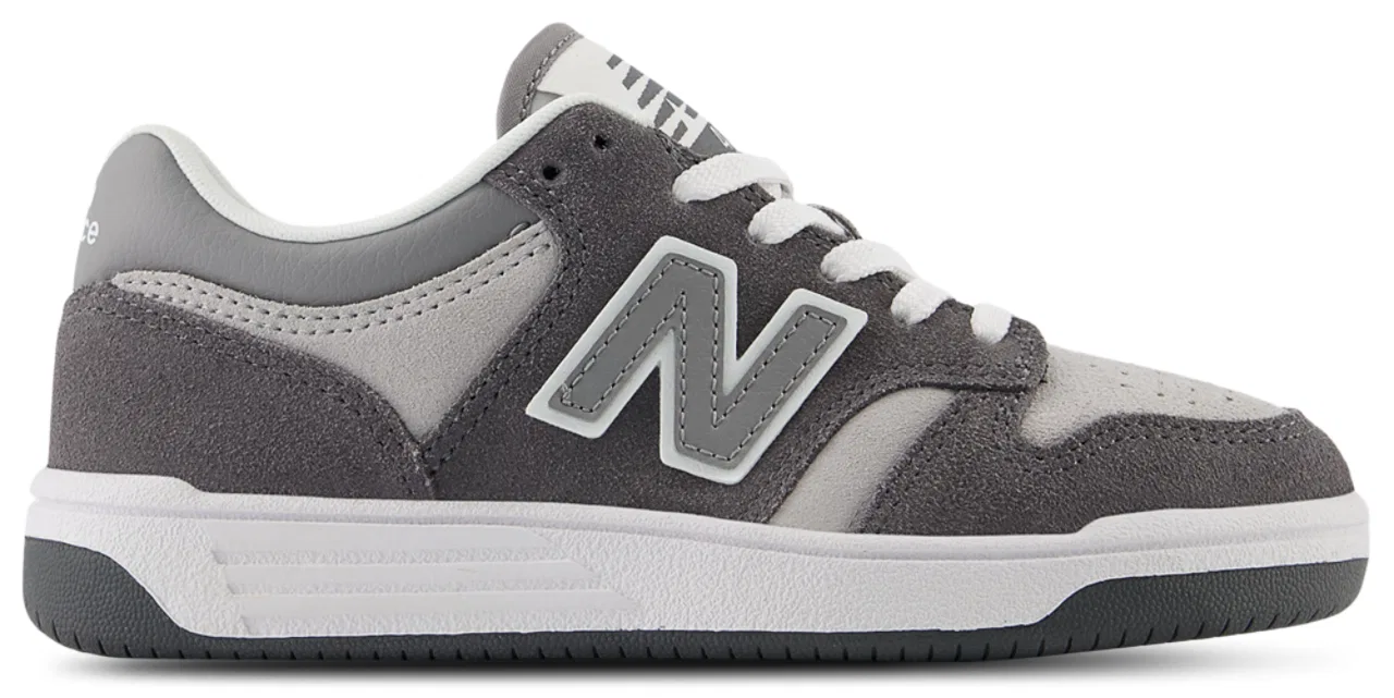 Детские кроссовки для мальчиков с кожаным верхом New Balance 480, Castlerock/Grey