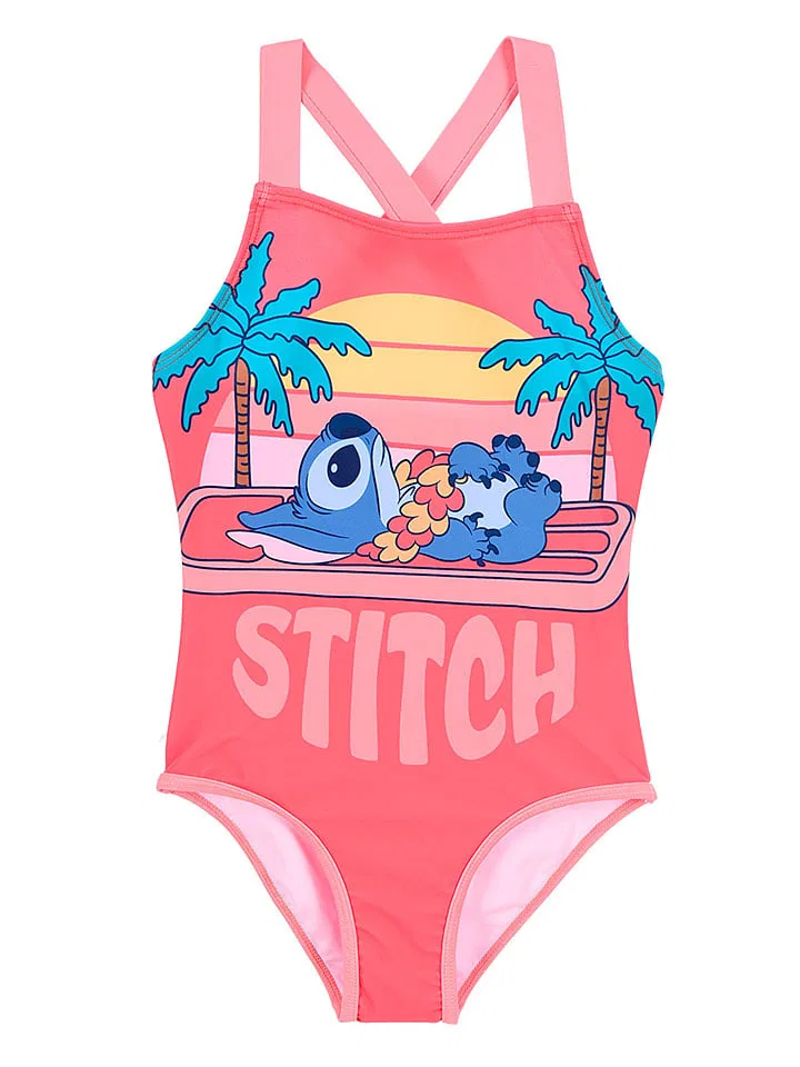 Купальник с принтом Lilo et Stich Lilo & Stitch, розовый