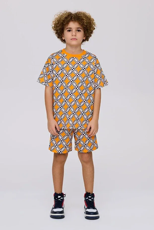 Детская футболка для мальчиков с принтом Nebbati, Patterned