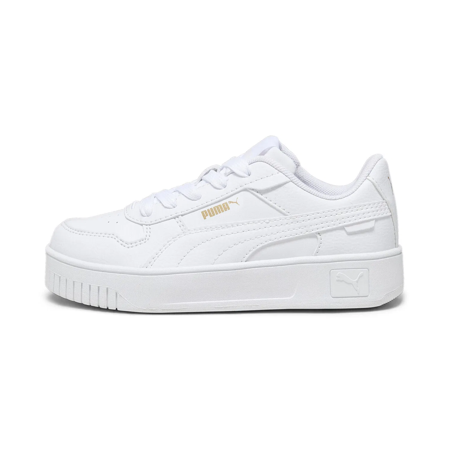 Детские кроссовки с платформой Carina Street Sneakers Madchen Puma, Weiss — фото 3