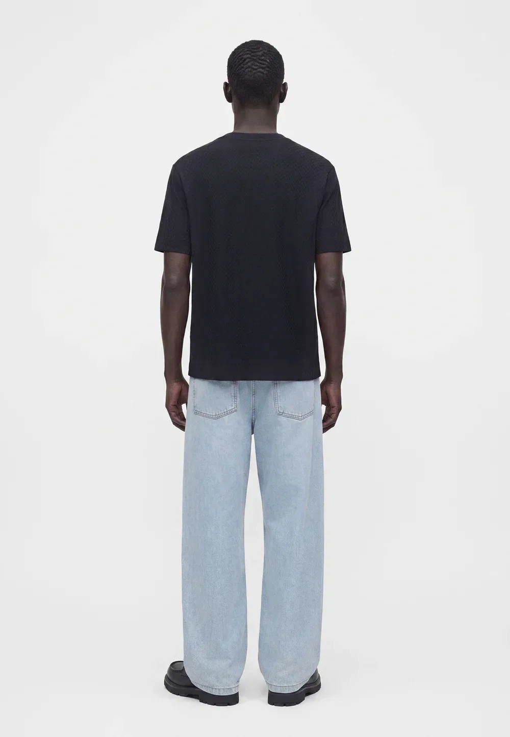 Простая футболка Emporio Armani, Navy — фото 3