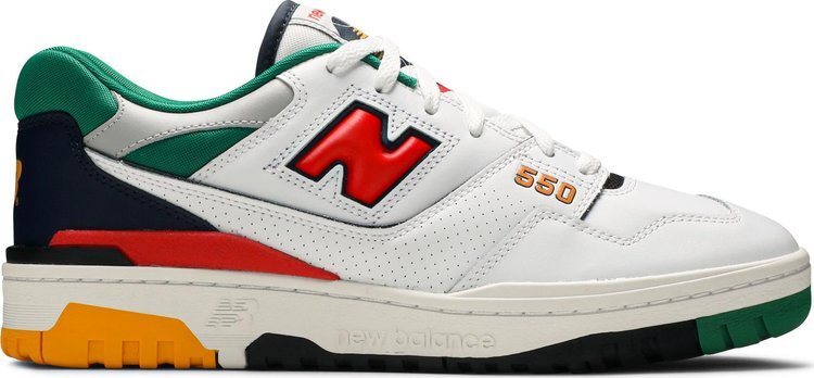 

Кроссовки New Balance 550 'Oak Leaf Green Red', многоцветный