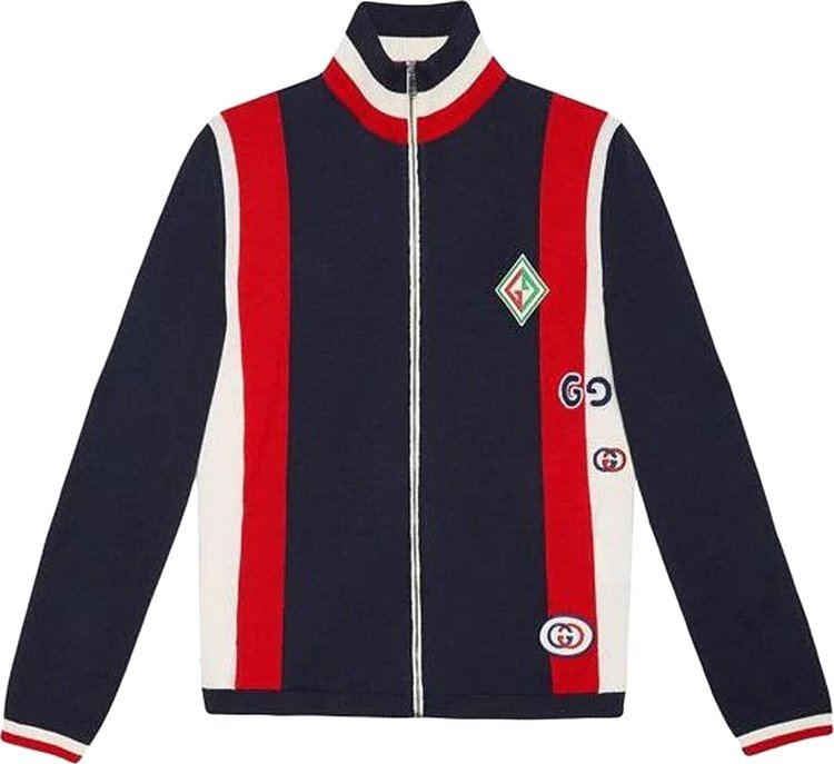 

Свитер Gucci Logo Appliqued Striped Wool Sweater Multicolor, разноцветный