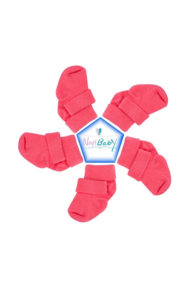 Детский комплект носков для новорожденных из бамбука Basics Novibaby, Candy — фото 3