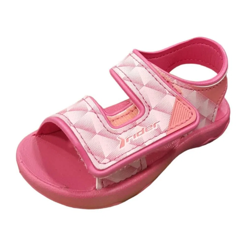 Детские сандалии с липучкой RIDER Basic Sandal V Baby, Rosa Fluoreszierendes Magentapink