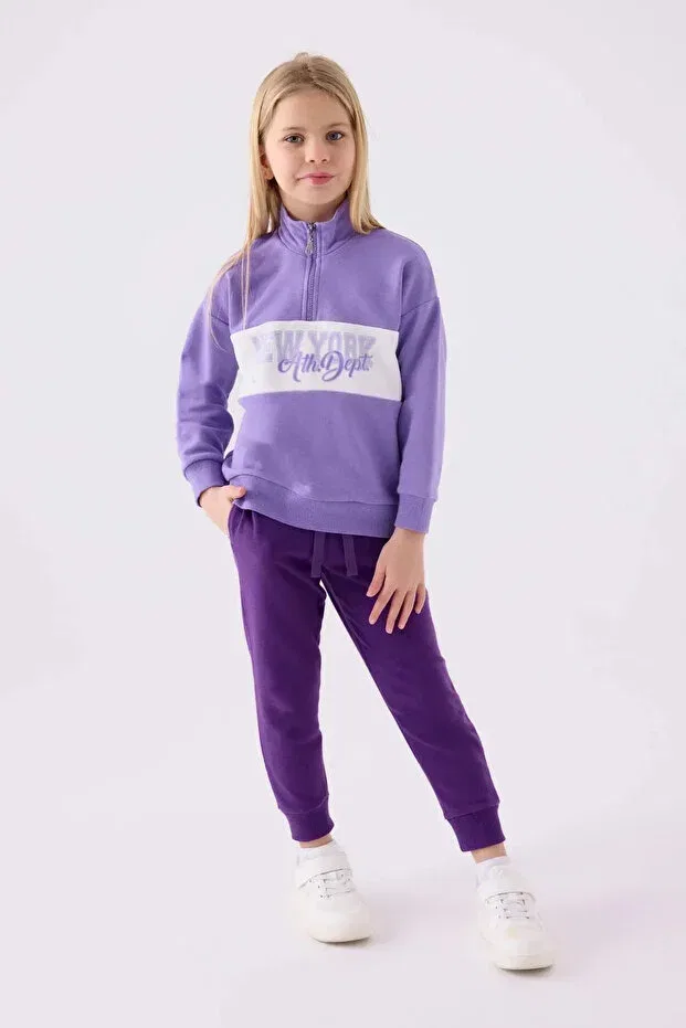 Детский спортивный костюм для девочек с принтом Licensed Rolypoly, Lilac