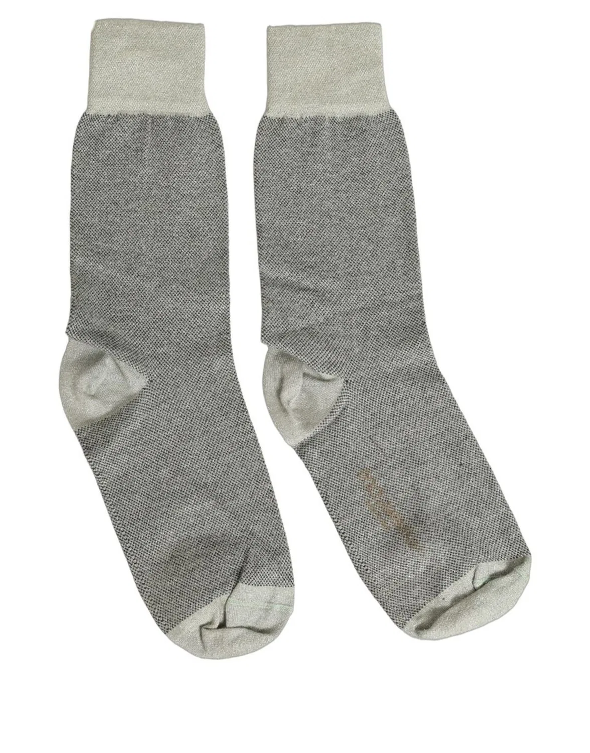 Женские носки с отворотом и логотипом Mid Calf Dolce & Gabbana, Charcoal Grey — фото 3