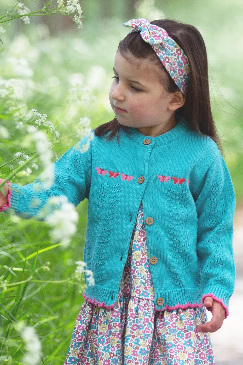 Кардиган Flutterby Kite, Aqua — фото 2