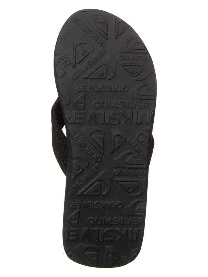 Шлепанцы черный Quiksilver — фото 3
