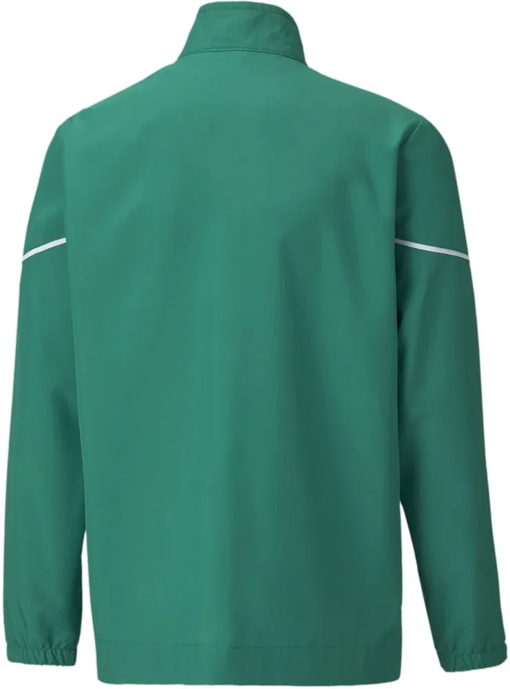 Куртка спортивная с длинным рукавом TeamRISE Sideline Jacket Jr Puma, зеленый — фото 2