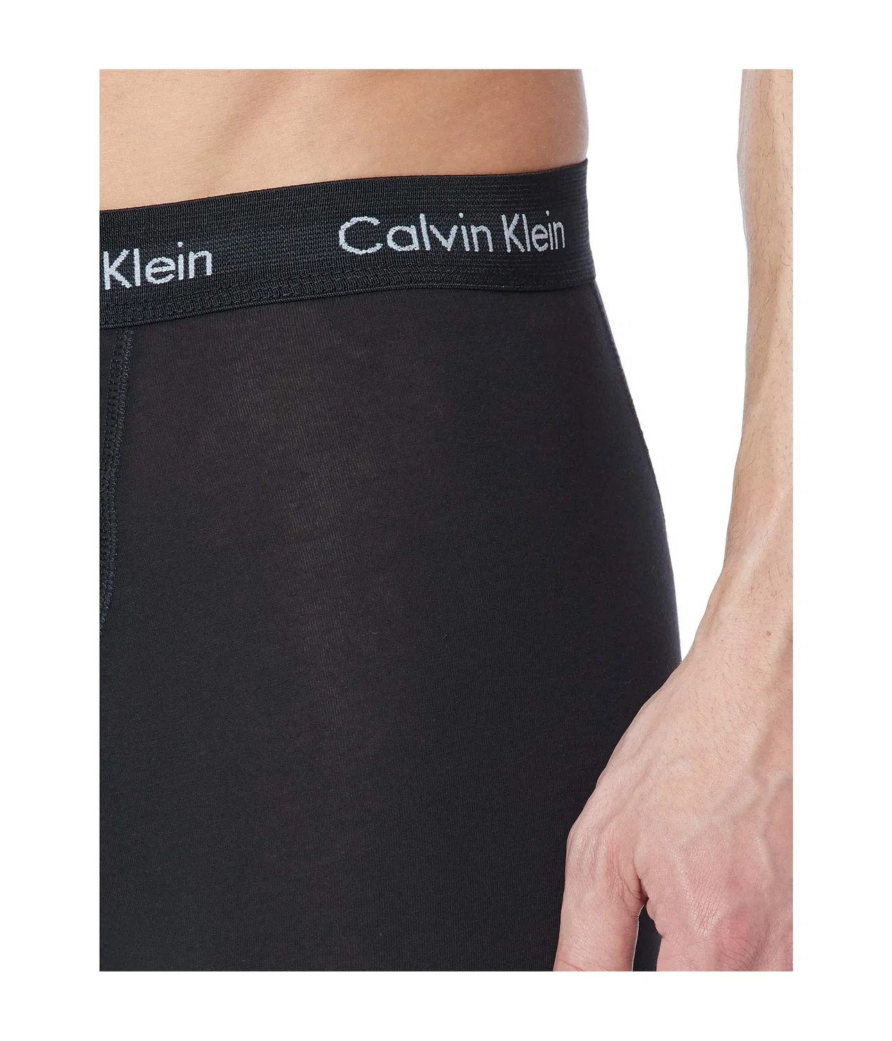 Мужские боксеры из 3 штук Calvin Klein, Black, Blue Shaded, Cobalt Water With Breathable — фото 3