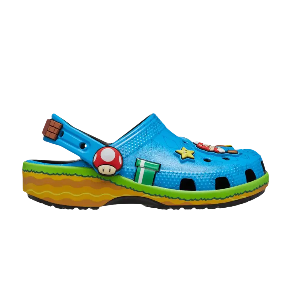 Детские классические сабо Super Mario x Crocs, синий