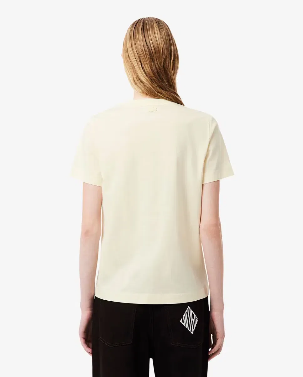 Футболка Lacoste Amarillo с принтом — фото 3