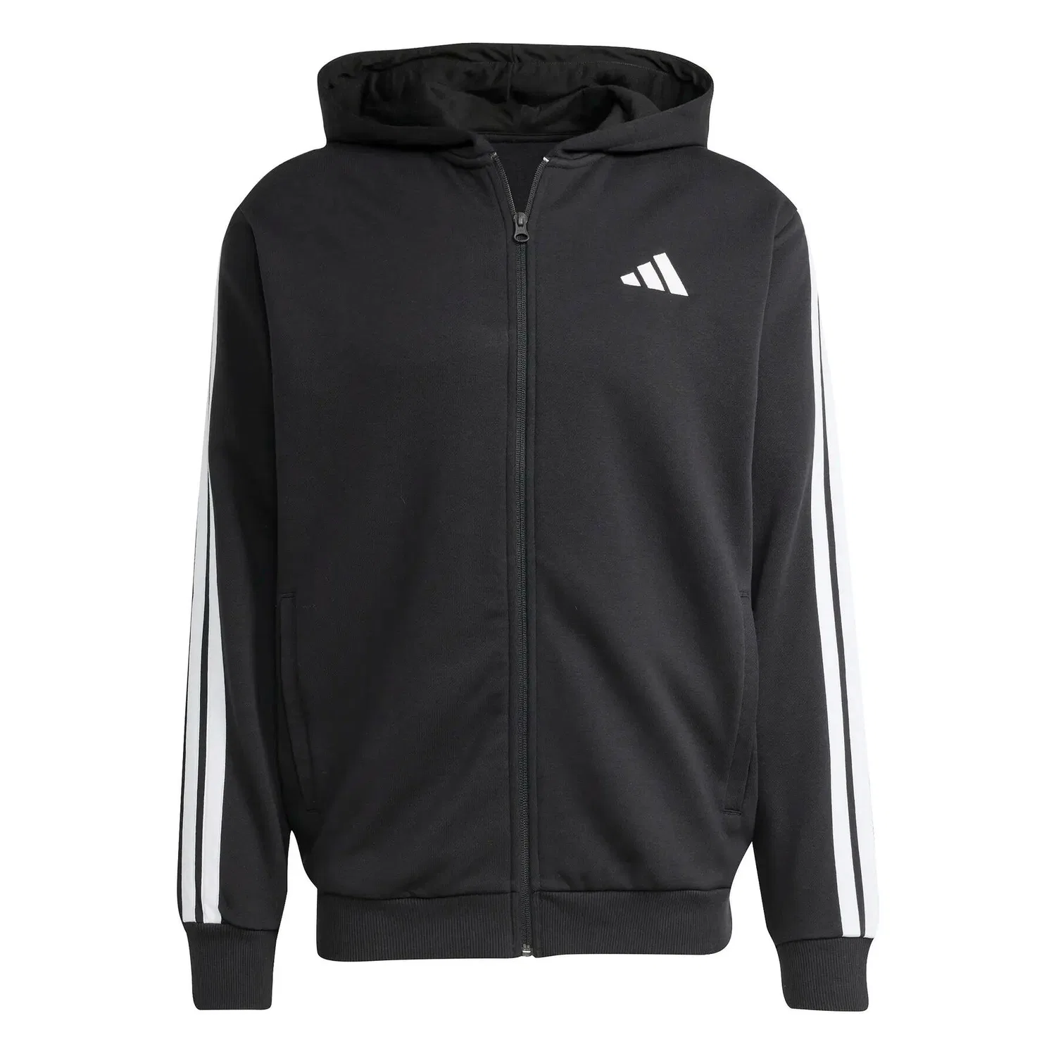 Мужской спортивный костюм с капюшоном Colorblock adidas, Черный — фото 2