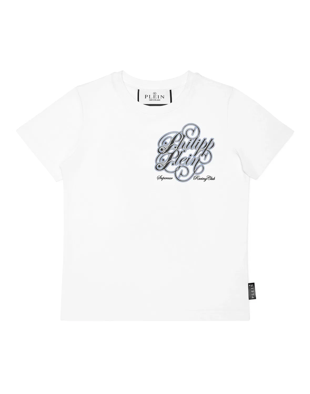 Детская футболка с коротким рукавом Club De Course PHILIPP PLEIN, White