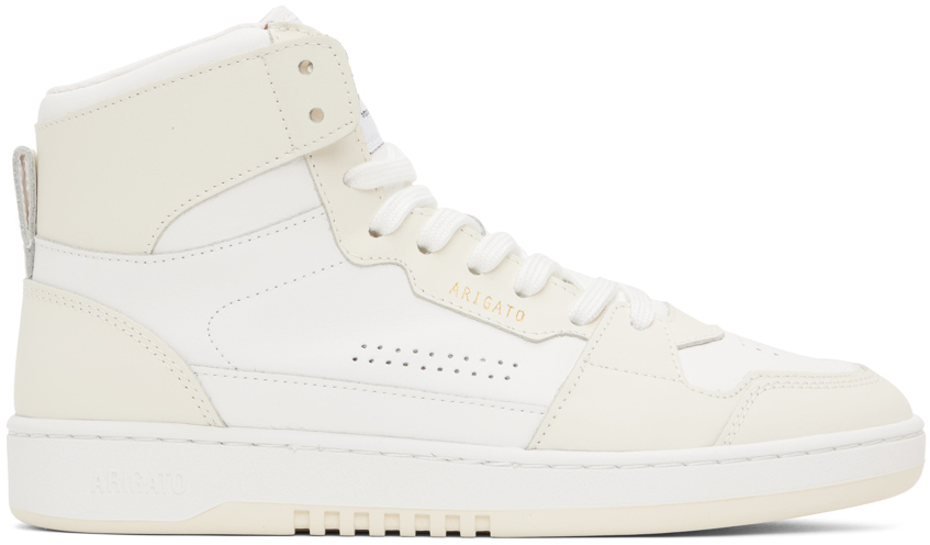 

Бело-бежевые кроссовки Dice Hi Axel Arigato, Бежевый, Бело-бежевые кроссовки Dice Hi Axel Arigato