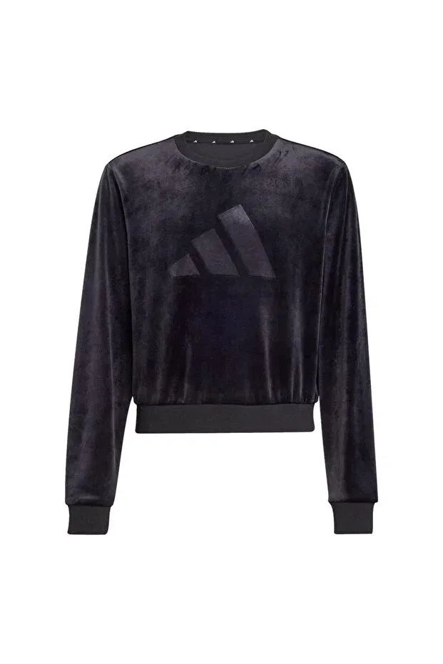 Детское худи для девочек с принтом Denim Jg Hld C Swt Jn2230 Adidas, Color