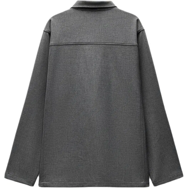Мужской деловой костюм серый ZARA, Gray — фото 3