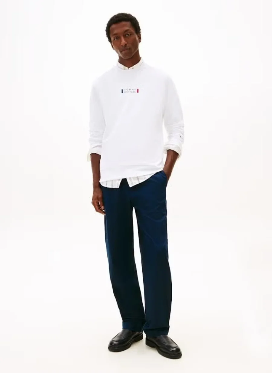 Свитшот Tommy Hilfiger Brand Love, белый — фото 3