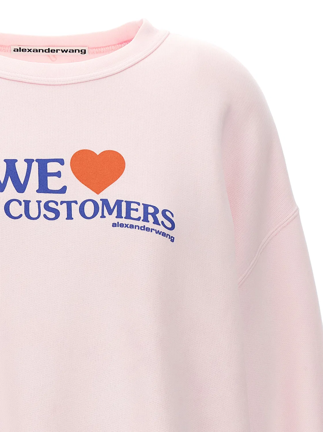 Женский свитшот с принтом We Love Our Customers Alexander Wang, Multicolor — фото 3