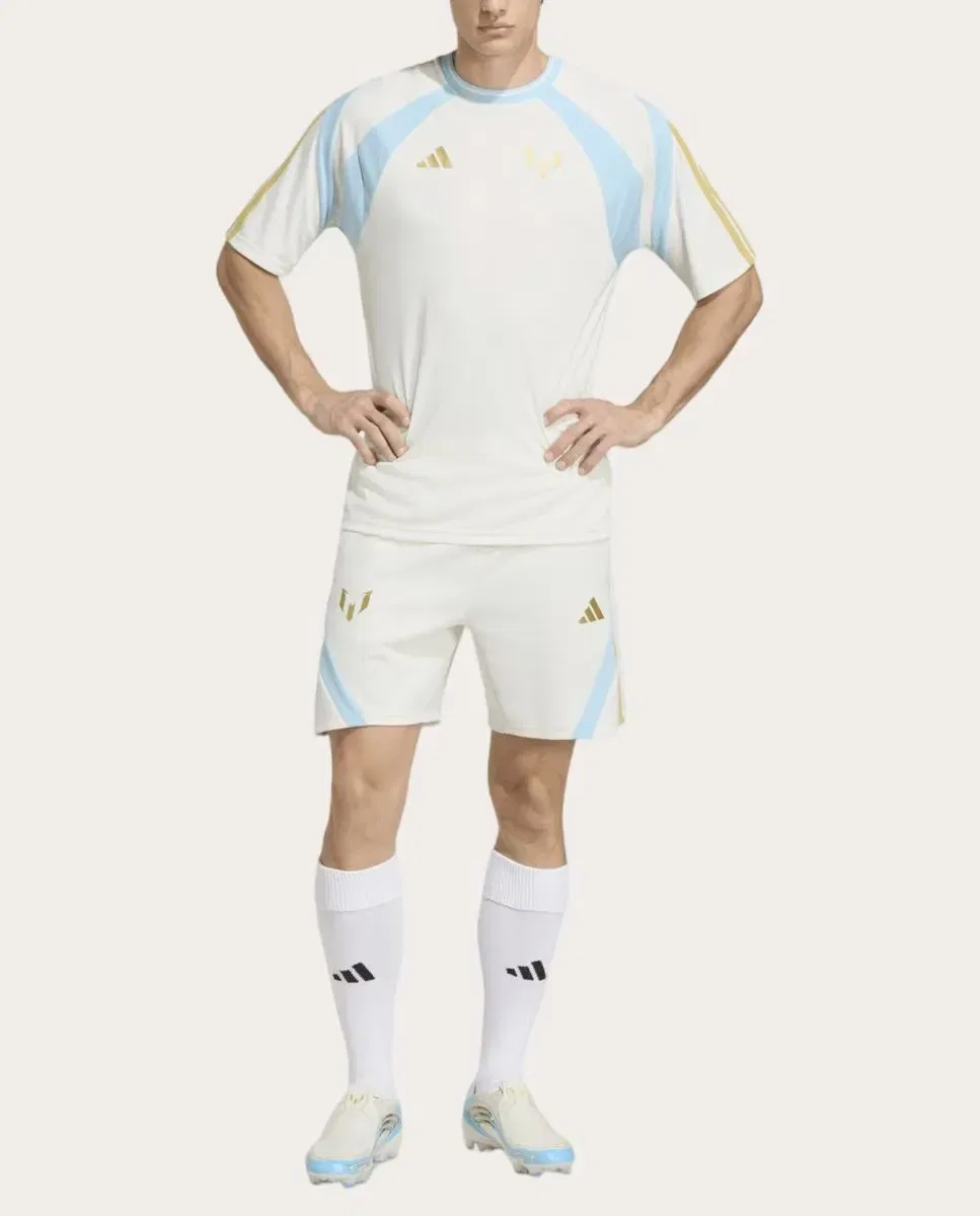 Мужские шорты с принтом Messi adidas, Blanco — фото 4