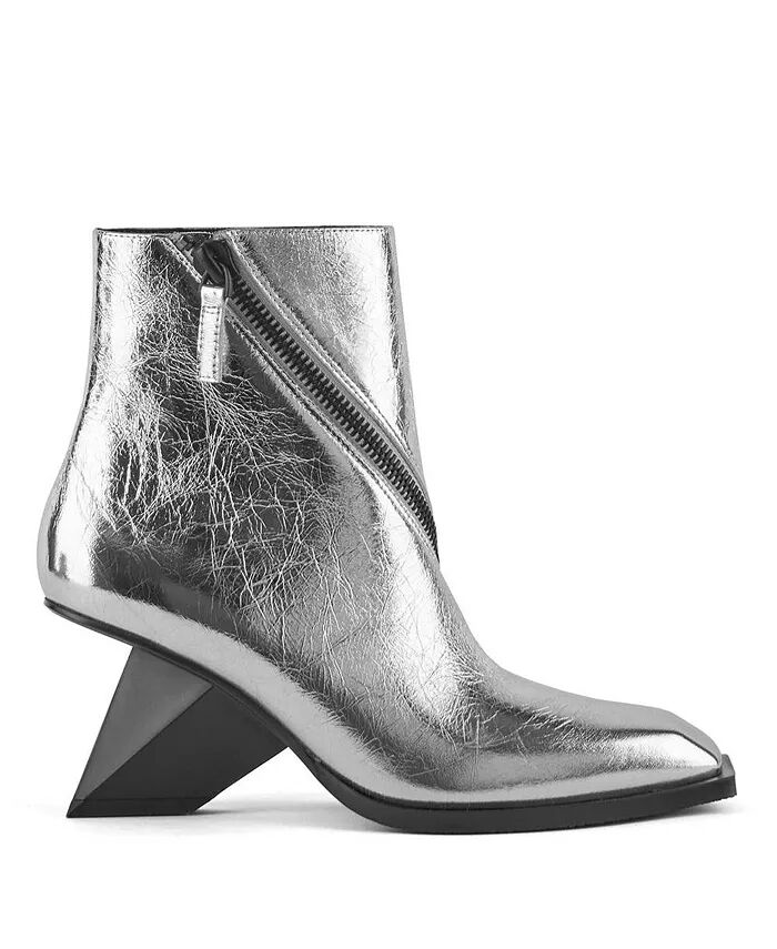 Женские ботильоны Rockit Zip United Nude, серебряный