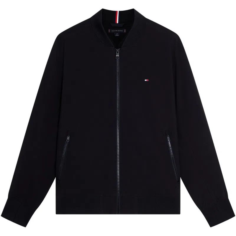 Мужская куртка с бейсбольным воротником, тонкая Tommy Hilfiger, Navy Blue DW5 — фото 3