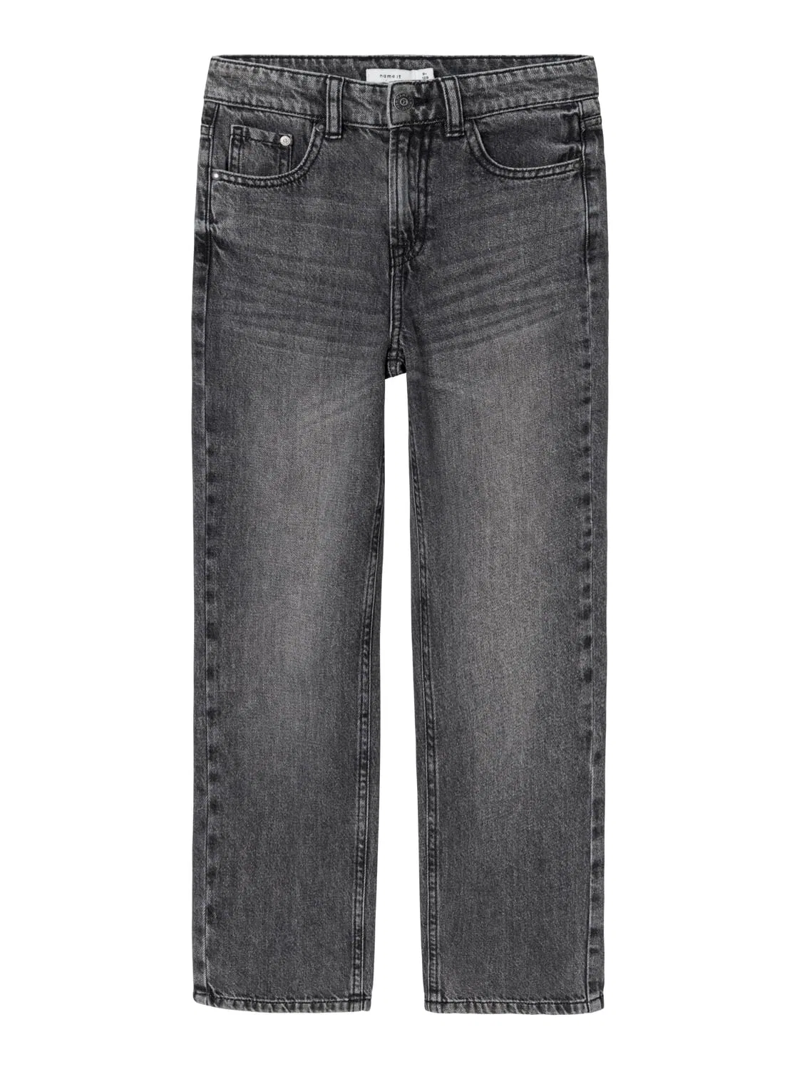 Джинсы прямого кроя NKMRYAN STRAIGHT JEANS 3418-BE Name It, темно-серый деним