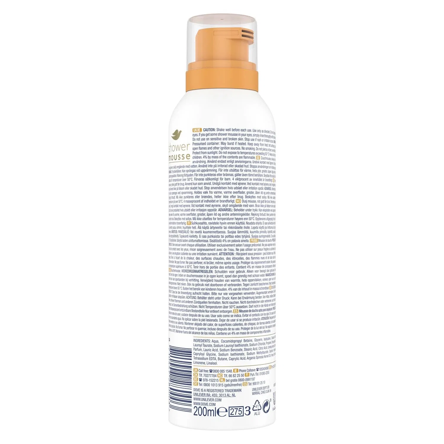 Гель для душа Dove Shower Gel, набор 3 шт, 600 мл — фото 2