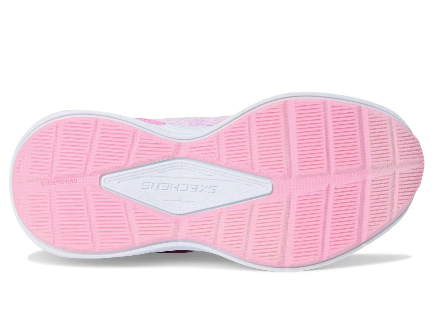 Детские кроссовки для девочек с липучками Microspec Tread Skechers, Light Pink — фото 3